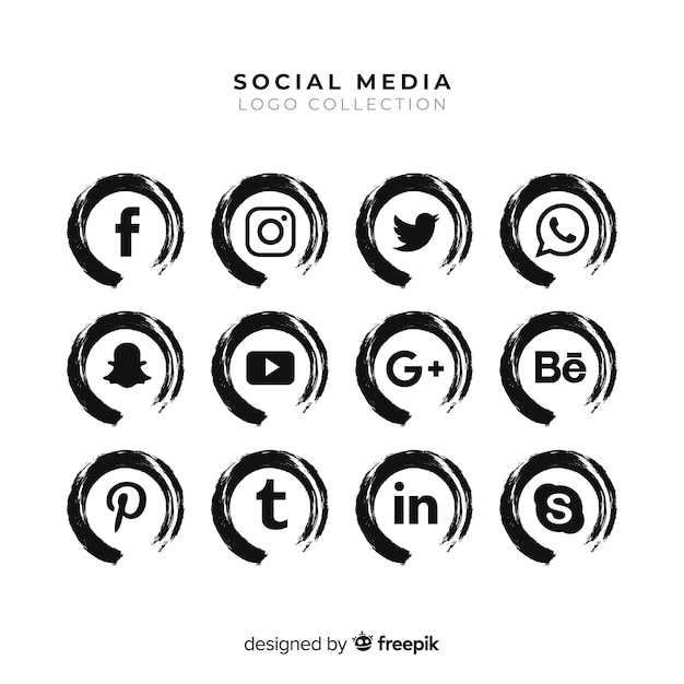 Social media logo collection