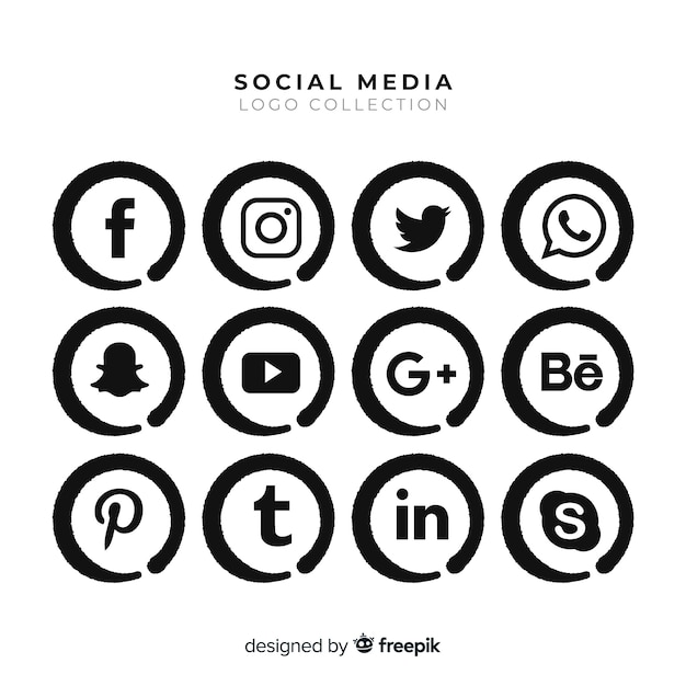 Social media logo collection