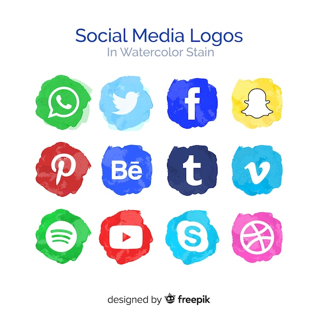 Social media logo collection