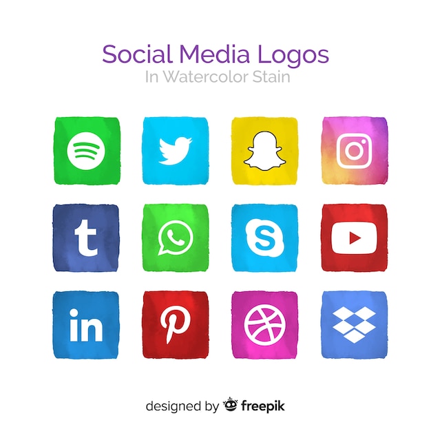 Social media logo collection