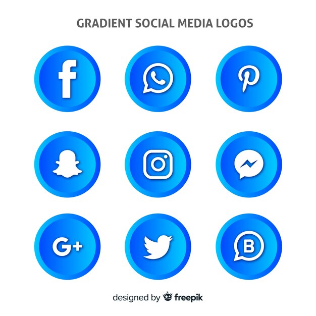 Social media logo collection