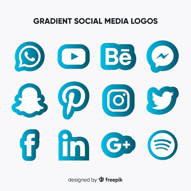 Social media logo collection