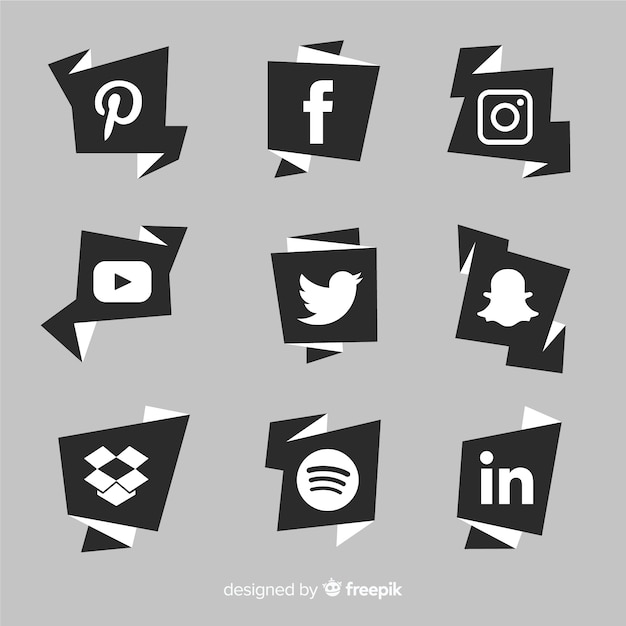 Social media logo collection