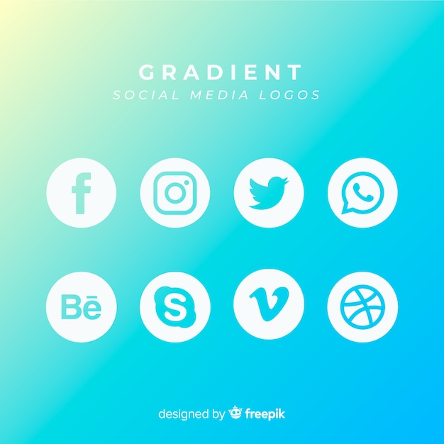 Social media logo collection