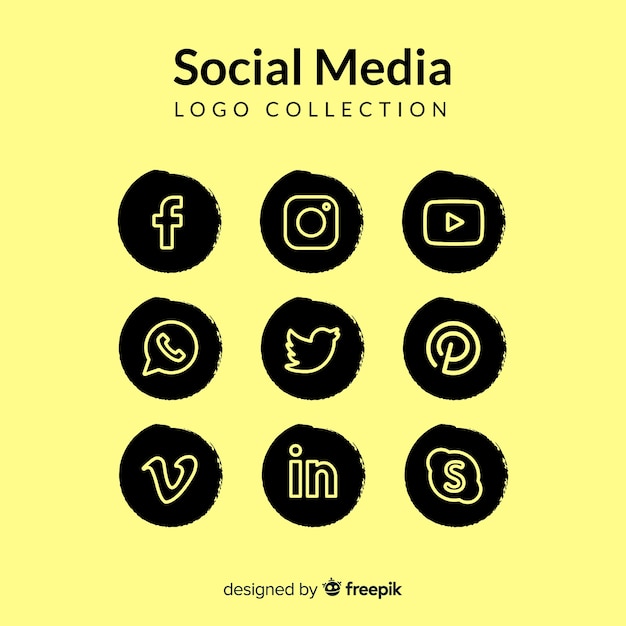 Social media logo collection