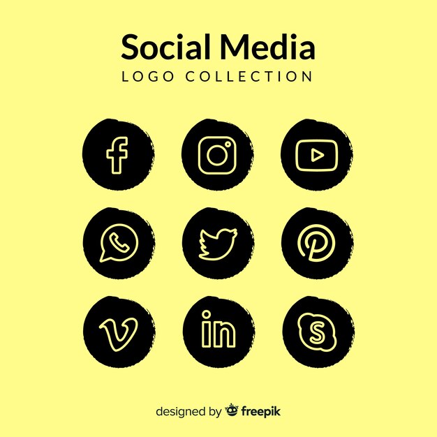 Social media logo collection