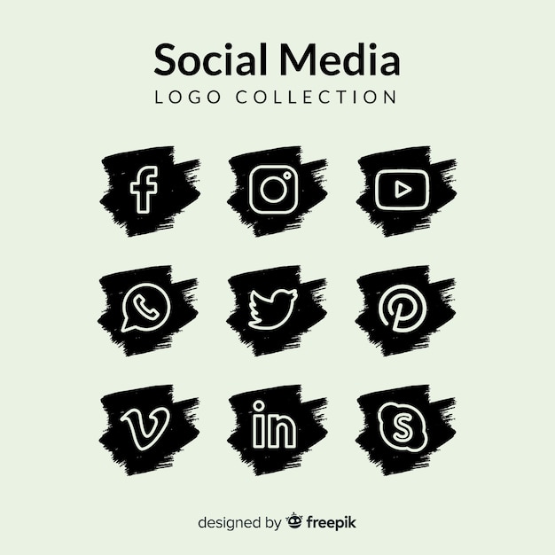 Social media logo collection