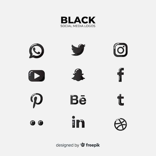 Free vector social media logo collection