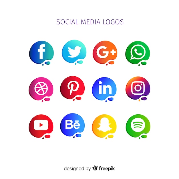 Social media logo collection