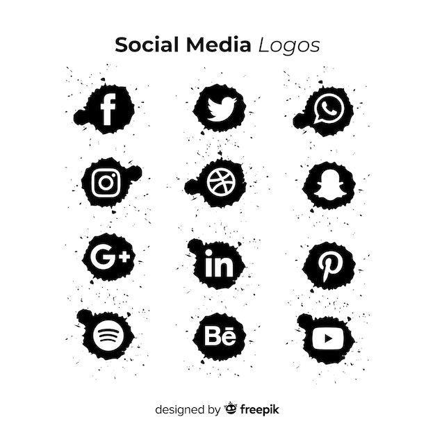 Free vector social media logo collection