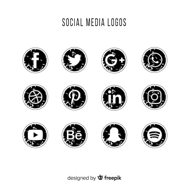 Free vector social media logo collection