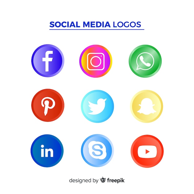 Social media logo collection