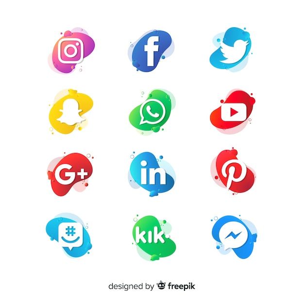 Social media logo collection