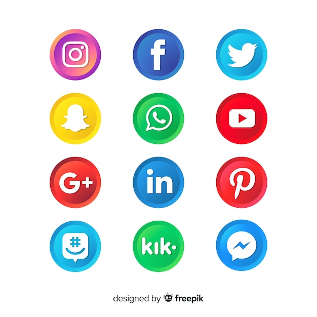 Social media logo collection