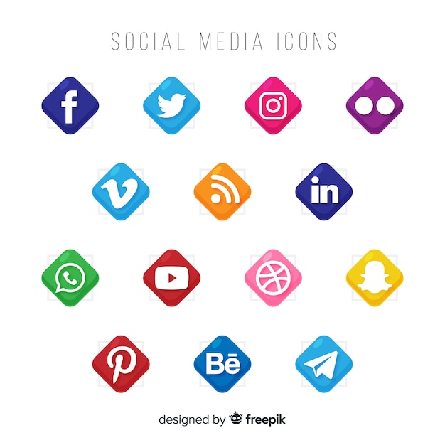 Social media logo collection