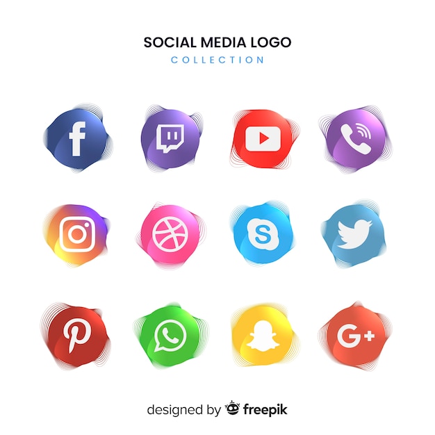 Social media logo collection