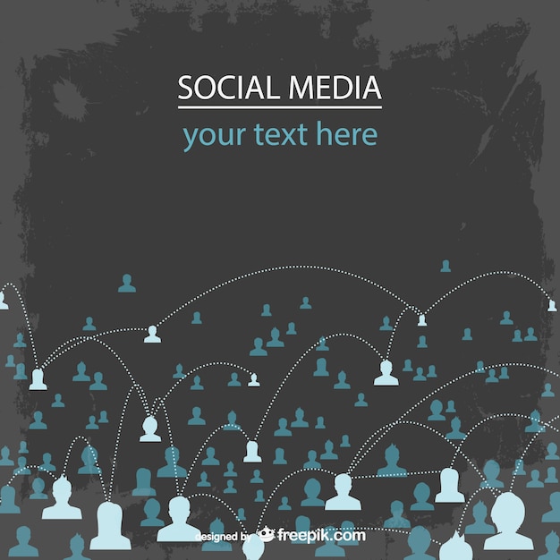 Free Vector social media network