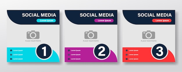 Social media template, instagram post