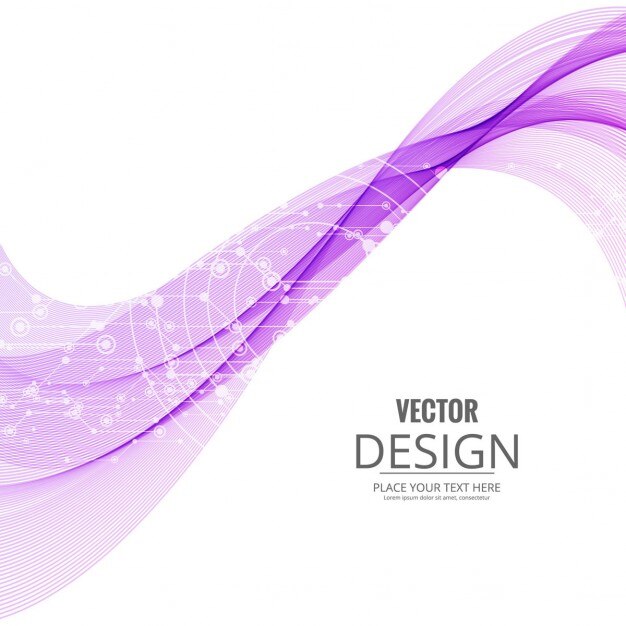 Soft background with purple wavy shapes