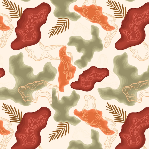 Soft earth tones pattern template