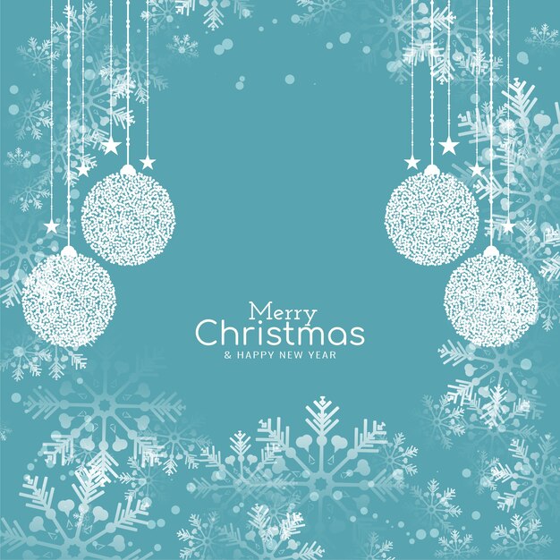 Soft flat color Merry Christmas festival elegant background 