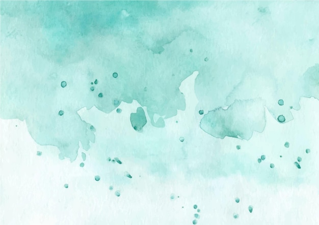 Free Vector soft green abstract texture background with watercolor