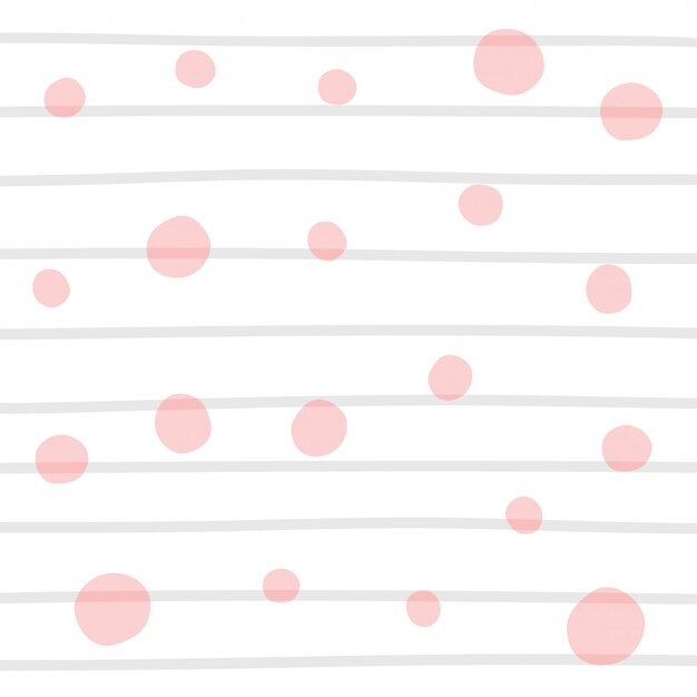 Soft pink abstract circle pattern background