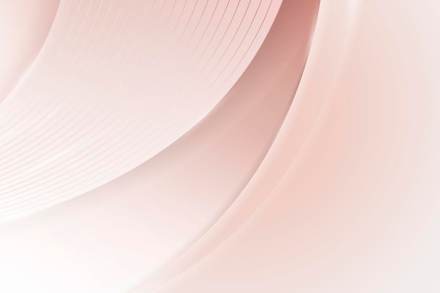 Soft pink abstract curved background