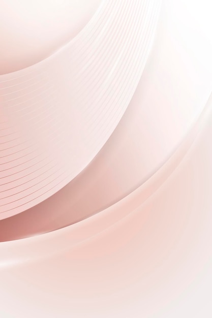 Soft pink abstract curved background