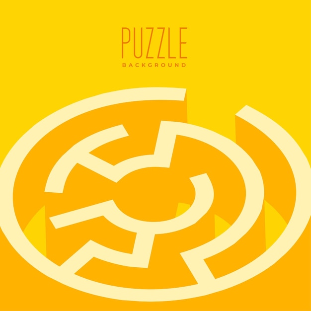 solve the mystery of abstract maze puzzle background in 3d style