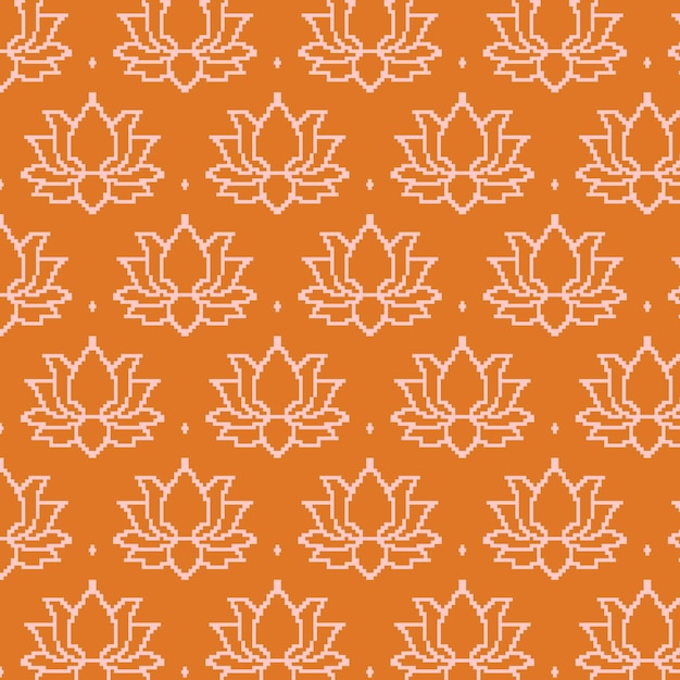 Free Vector songket pattern concept