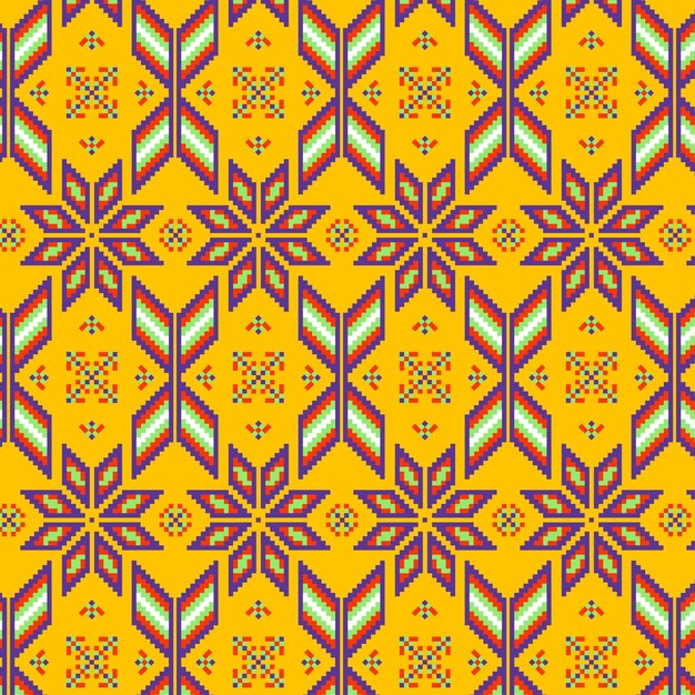 Songket pattern texture ornament