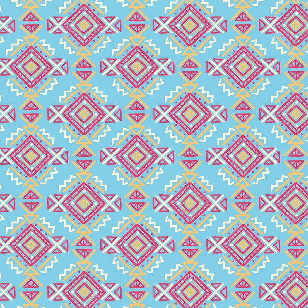 Songket pattern with drawn shapes