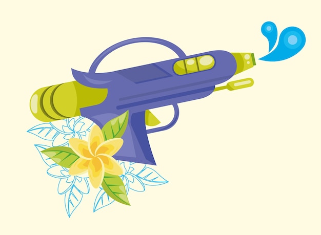 Songkran water gun toy