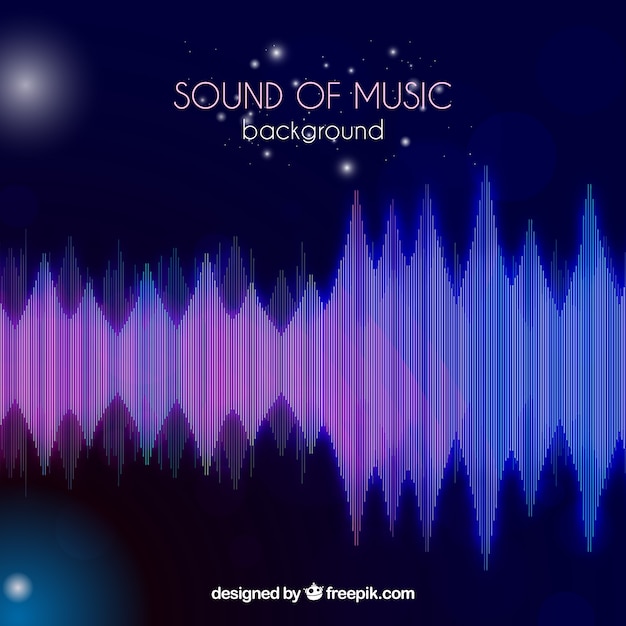 Sound wave background