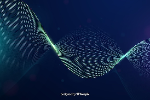 Sound wave background