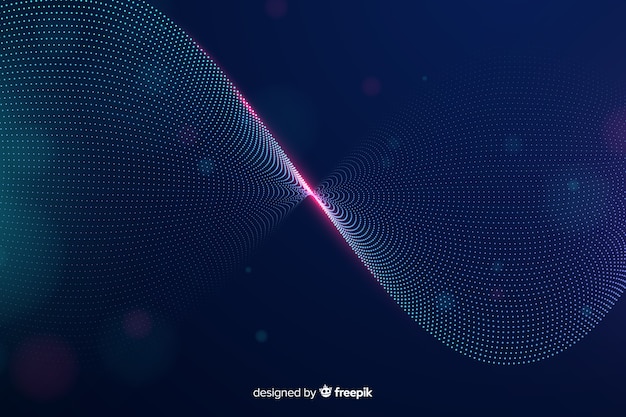 Free Vector sound wave background