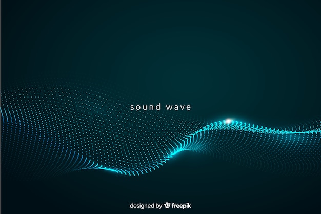 Sound wave background