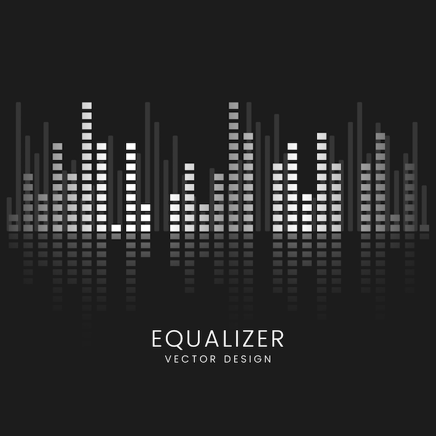 Sound wave equalizer vector design