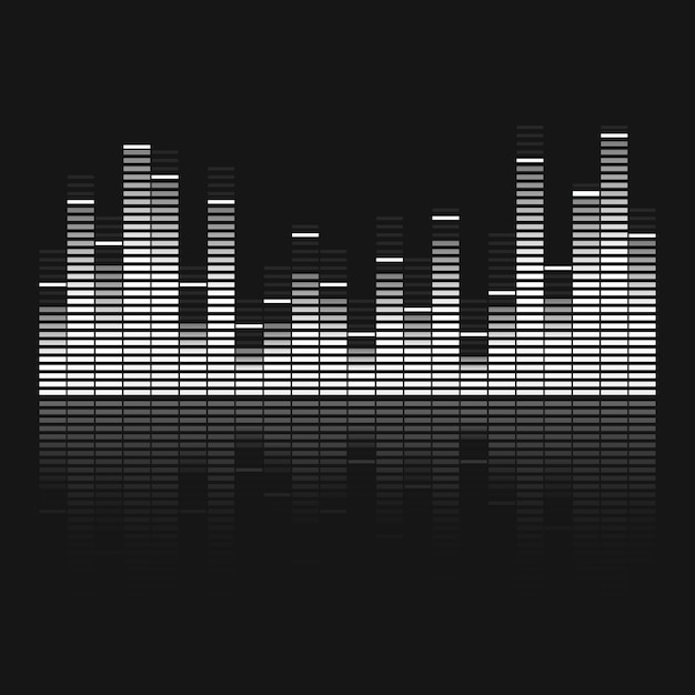 Sound wave equalizer vector design