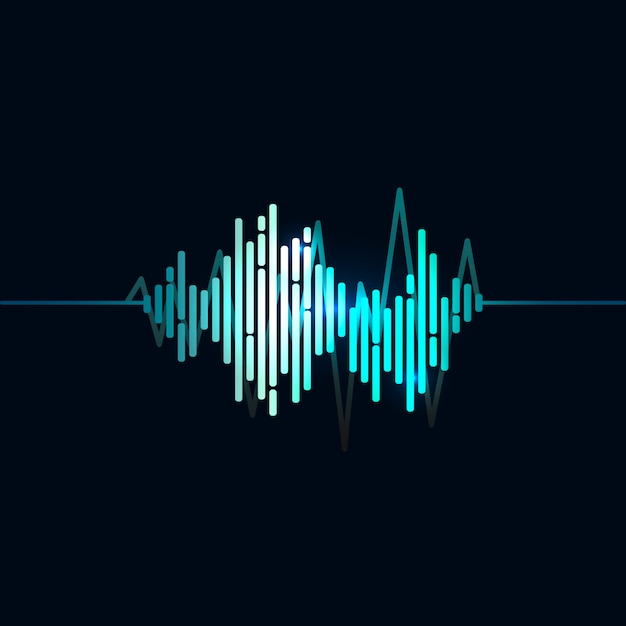 Sound wave equalizer vector design