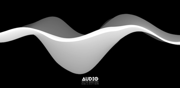 Free Vector sound wave visualization