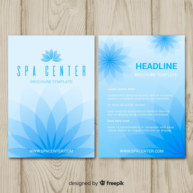 Spa flyer template