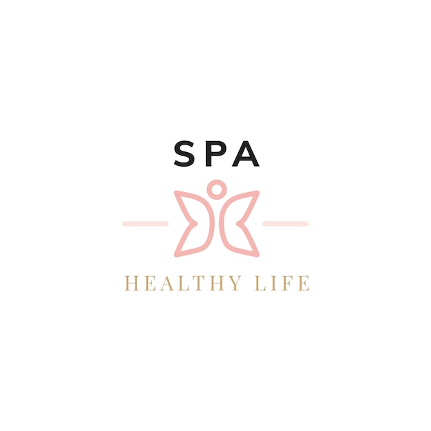 Spa healthy life logo vector