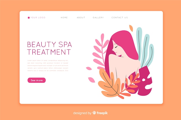 Spa landing page