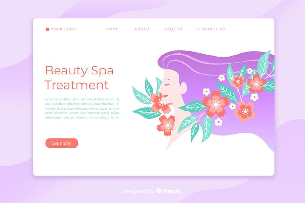 Spa landing page