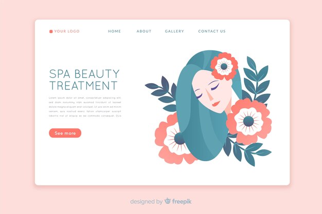 Spa landing page