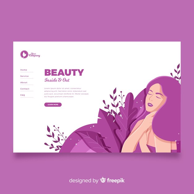 Spa landing page