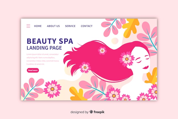 Spa landing page