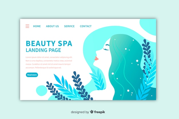 Spa landing page